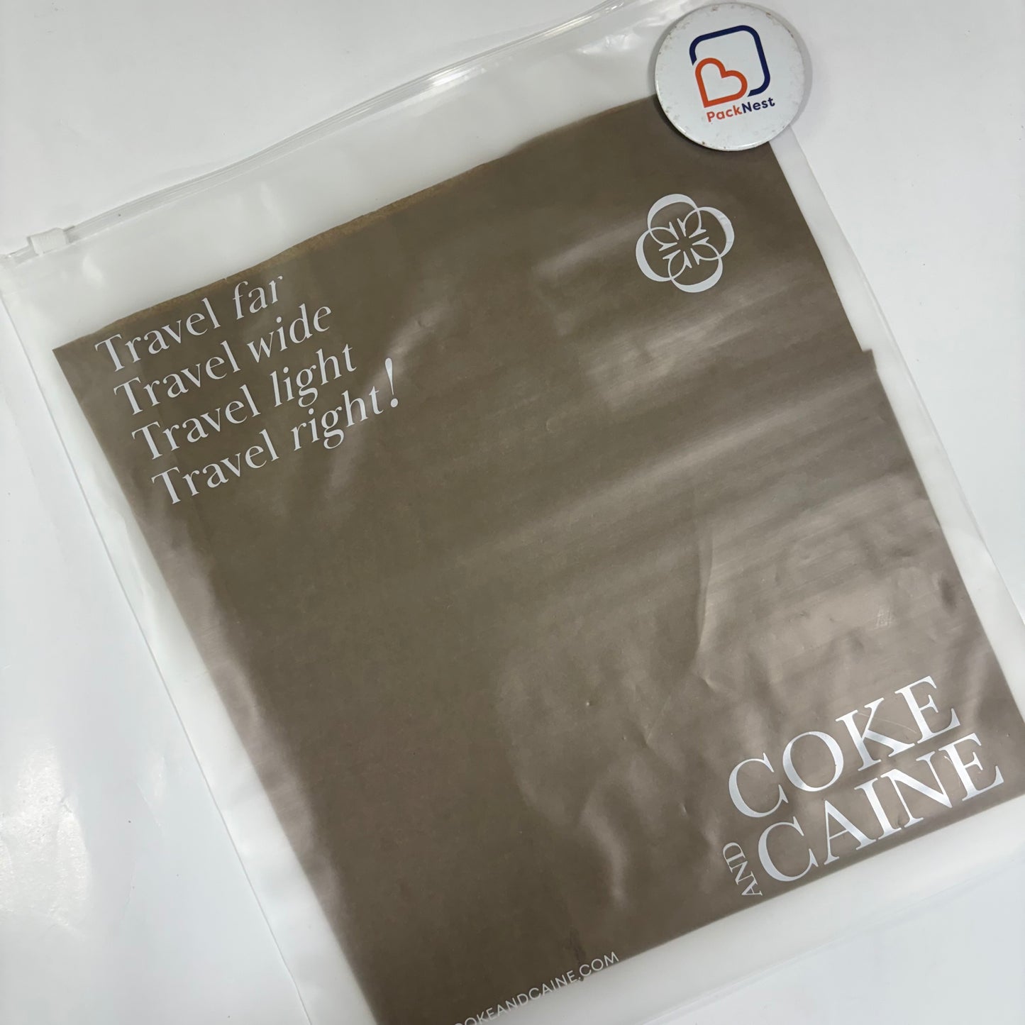 12 x 14 inch Printed Frosted Zipper Bags - Pack of 200