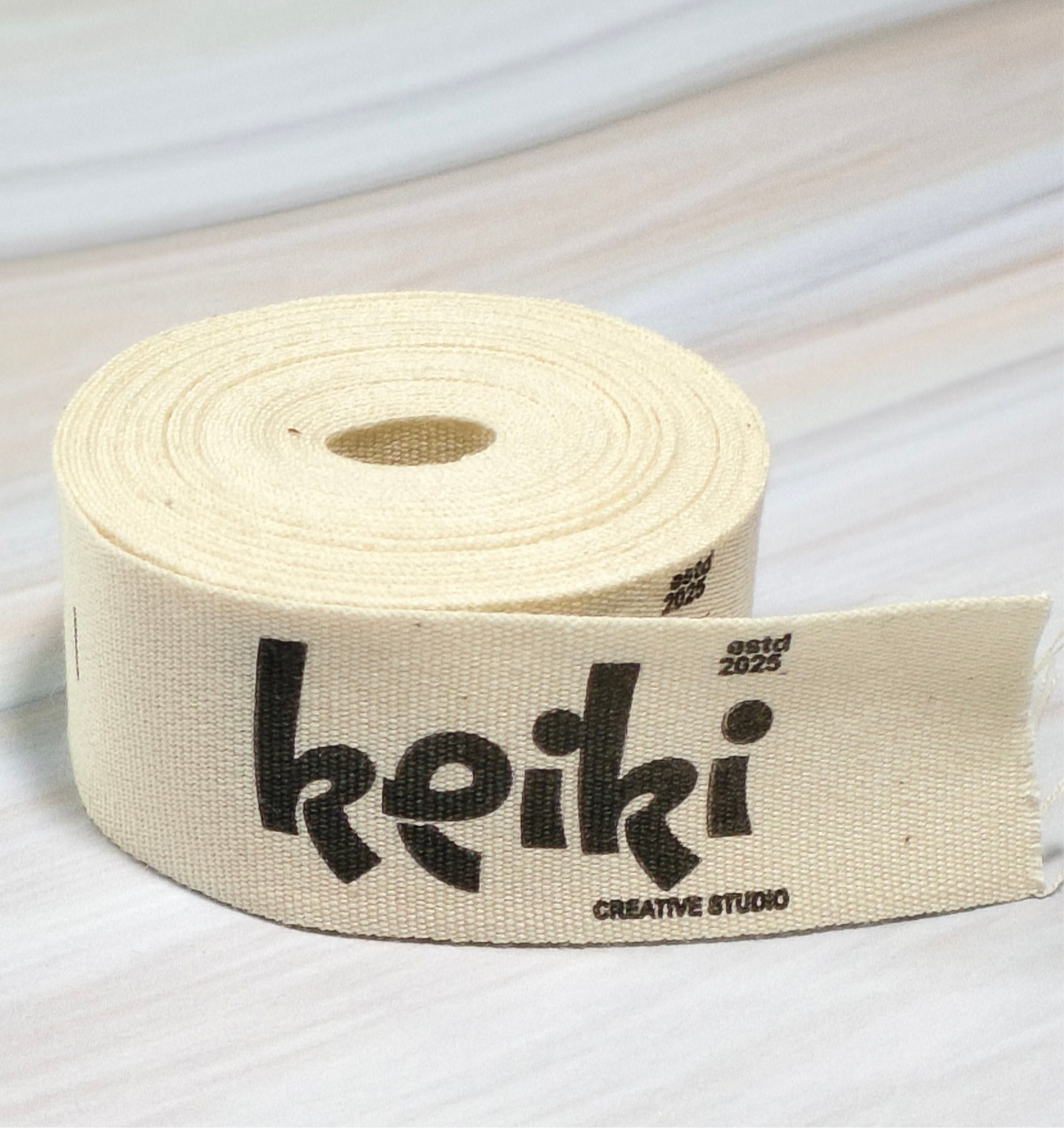 Garment Clothing Labels - Single Color print - White base