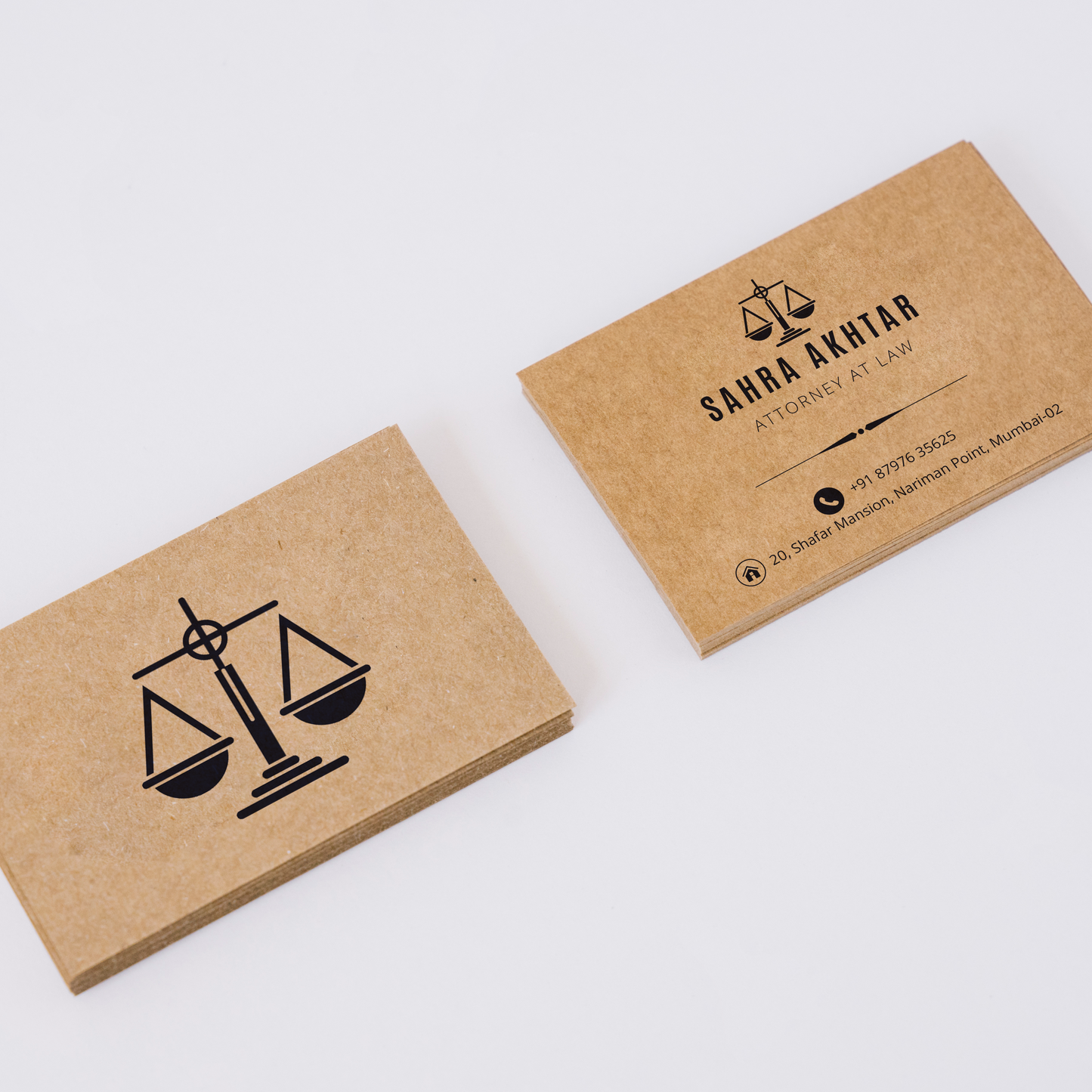 Kraft Business Cards