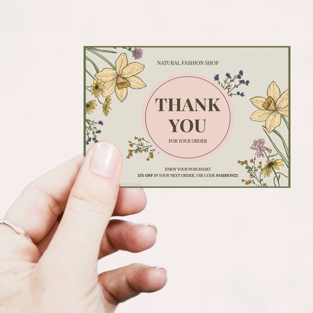 Premium Thank You Cards