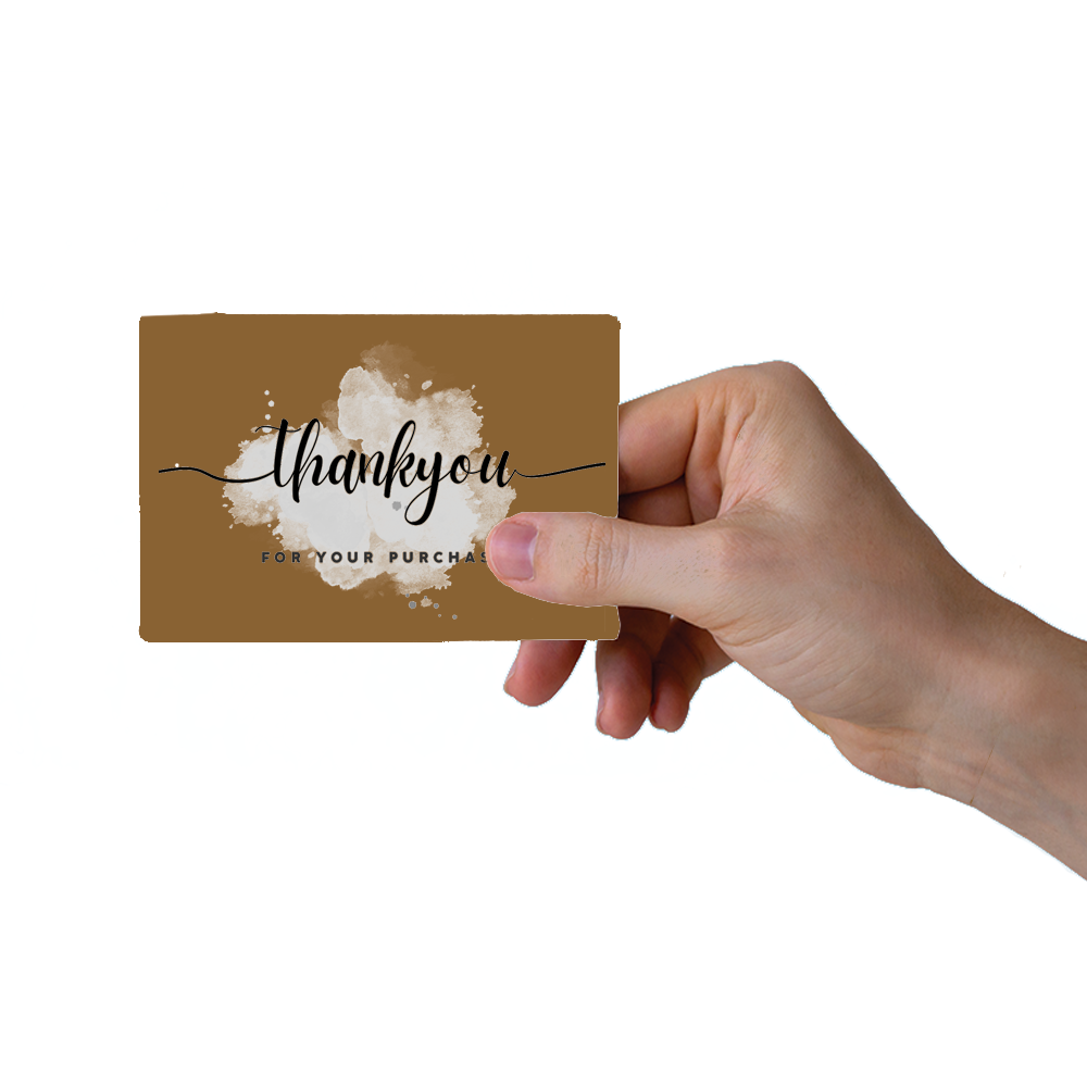 Kraft Thank You Cards