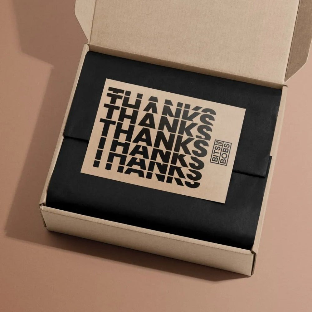 Kraft Thank You Cards