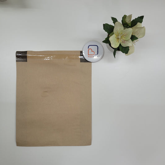 7.5 x 9 inch ECO Waterproof Paper Courier bags Brown