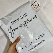10 x 12 inch Printed Tamper Proof Bags White