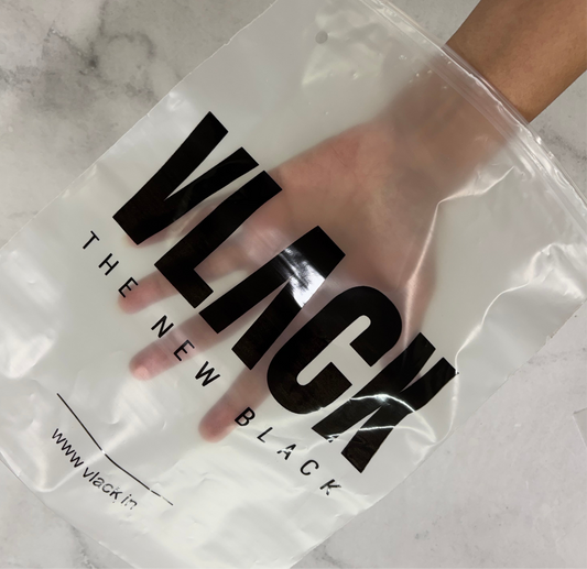 8 x 10 inch Printed Frosted Zipper Bags