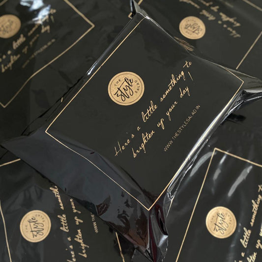 16 x 20 inch Custom Courier bags Black