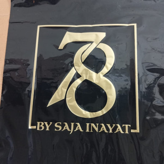 18 x 20 inch Custom Courier bags Black