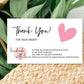 Premium Ivory Thank You Cards