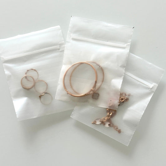 4 x 4 inch Plain Frosted PressLock Bags