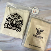 6 x 8 inch Printed Frosted Zipper Bags