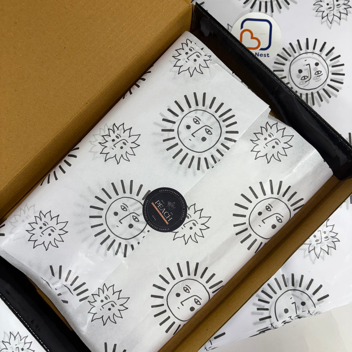Printed Wrapping Tissue - 40 GSM