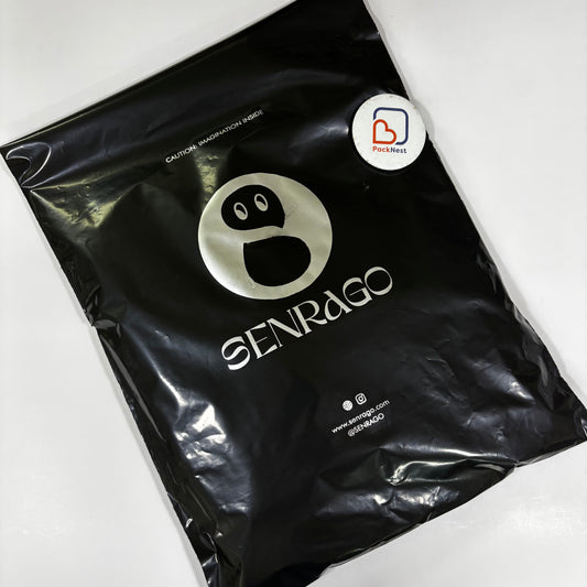 16 x 20 inch Custom Courier bags Black