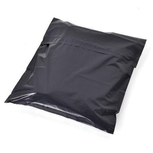 8 x 13 inch Tamper Proof bags Black