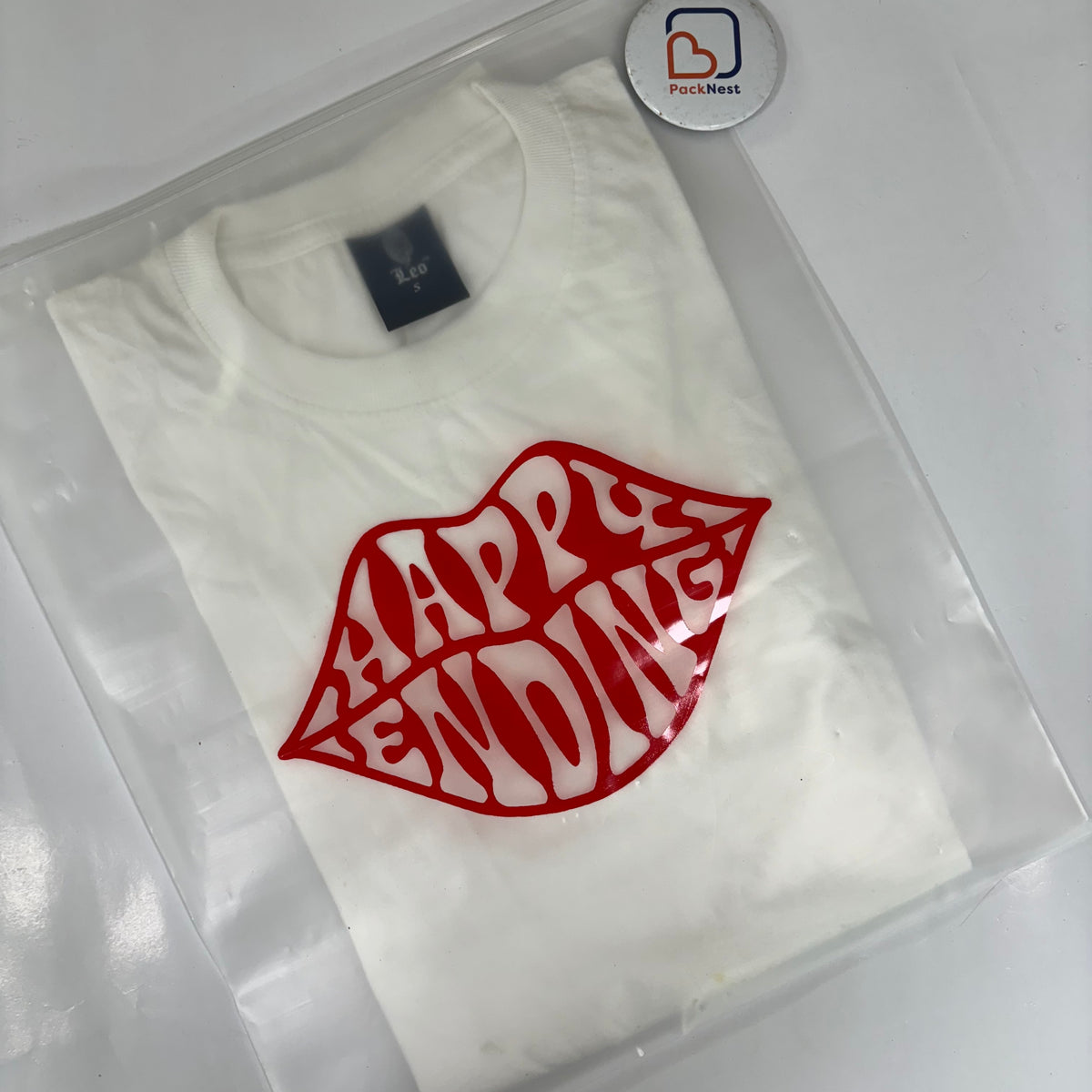 12 x 14 inch Printed Frosted Zipper Bags