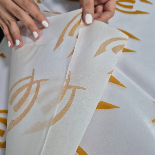 Custom (Single Color METALLIC GOLD) Wrapping Tissue - 40 GSM