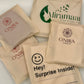 10 x 12 inch Printed Compostable Courier Bags - Beige