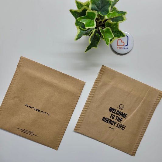 6 x 6 inch Premium Printed Waterproof Paper Courier bags