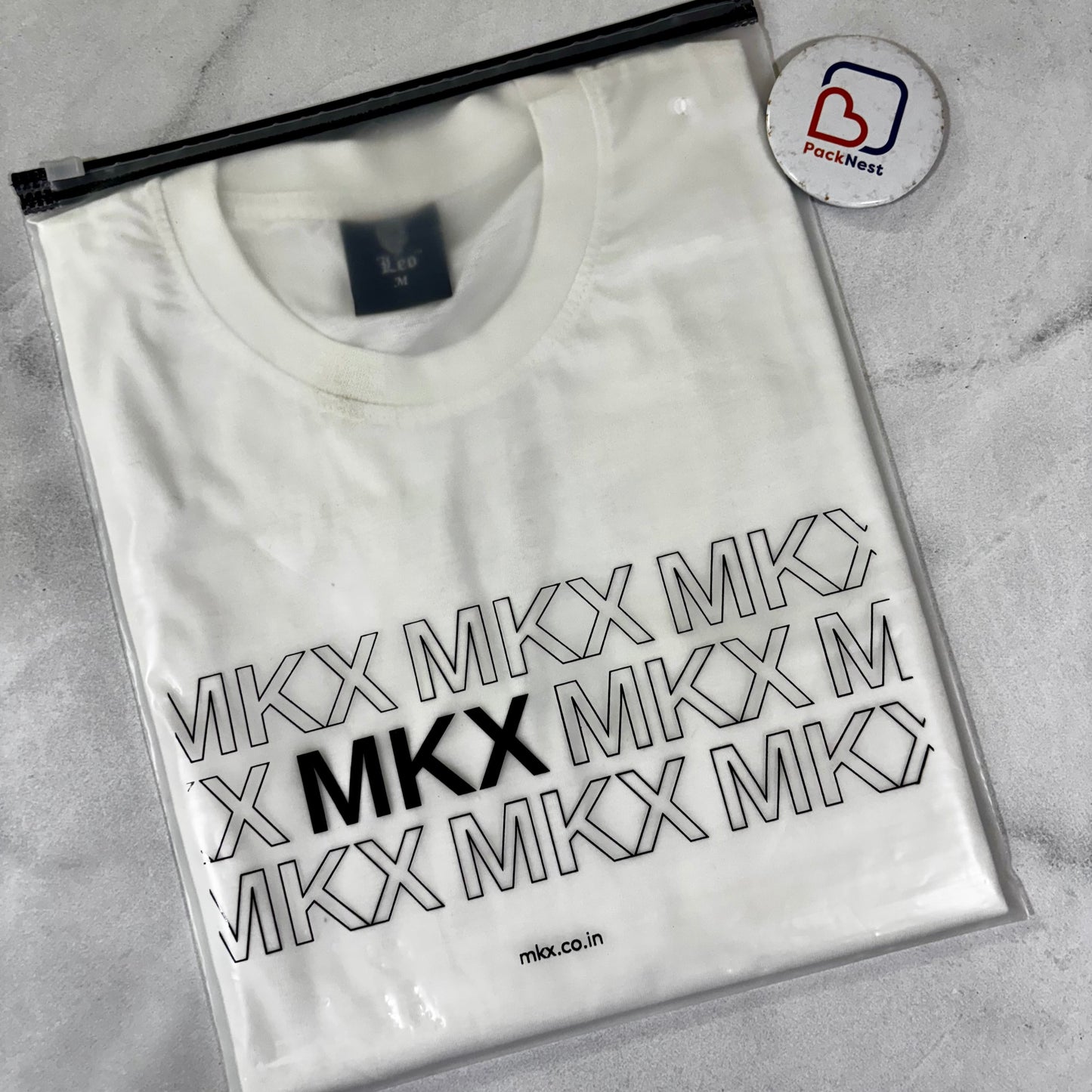 12 x 14 inch Printed Frosted Zipper Bags
