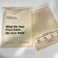 10 x 12 inch Printed Compostable Courier Bags - Beige