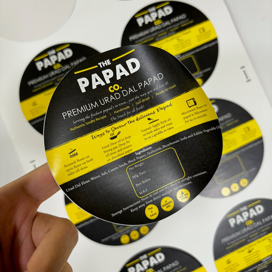 Premium Vinyl Stickers (Pack of 100)