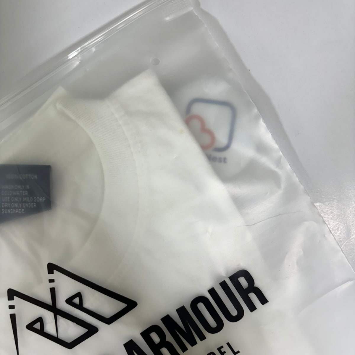 10 x 12 inch Printed Frosted Zipper Bags