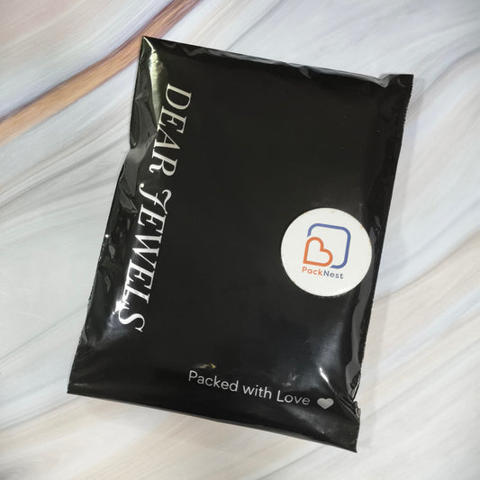 12 x 16 inch Custom Courier bags Black