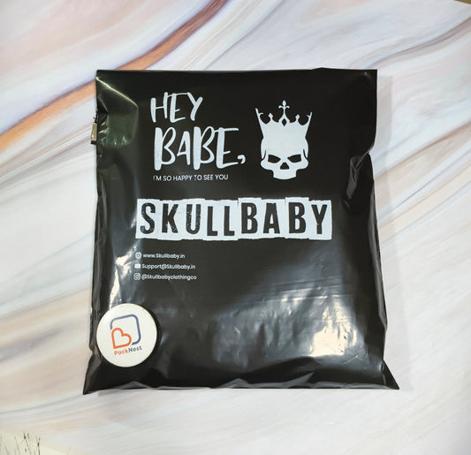 12 x 16 inch Custom Courier bags Black