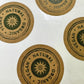 Kraft Paper Stickers - No white ink (Pack of 100)