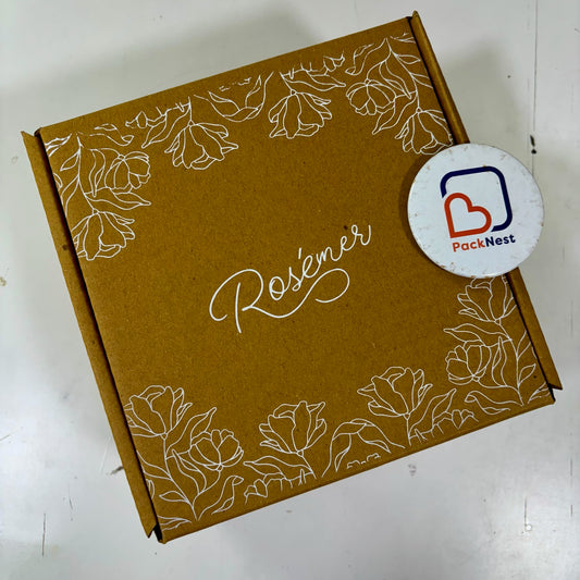 6 x 6 x 2.5 inch (ID) 3ply Tuck in Mailer Boxes - Brown