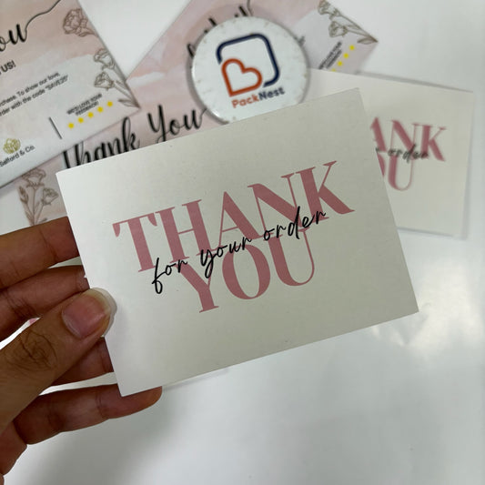 Ivory Thank You Cards