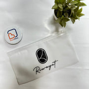 8 x 4 inch Printed Frosted Zipper Bags