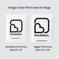 12 x 16 Custom Printed Courier Bags White