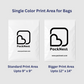 15 x 19 inch Custom Printed Courier Bags White