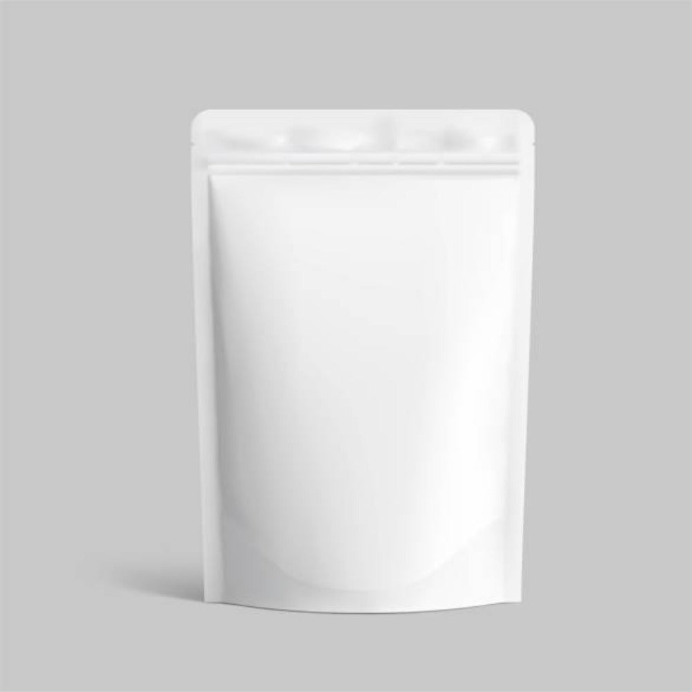 8 x 12 inch White Matte Standup Pouch