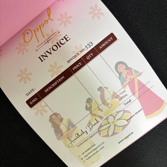 Customised Bill Book