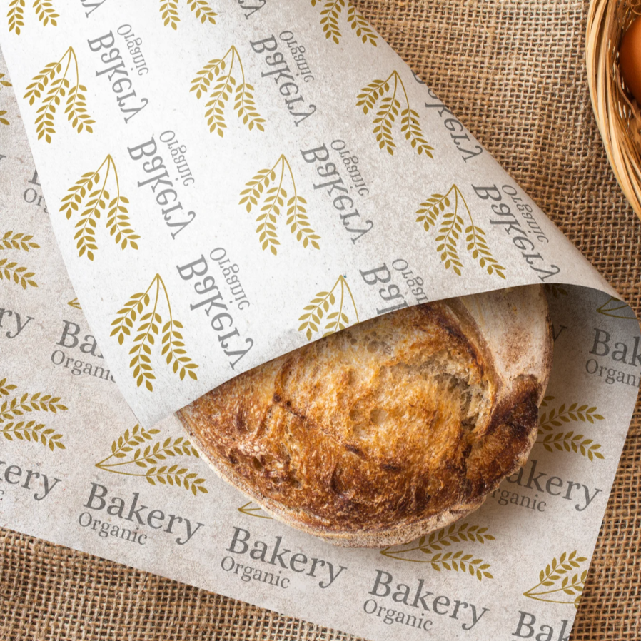Custom Printed Food-Grade OGR Butter Paper – 40 GSM