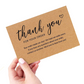 Kraft Thank You Cards