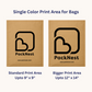 12 x 14 inch Premium Printed 140 GSM Waterproof Paper Courier bags