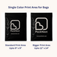 15 x 18 inch Custom Courier bags Black