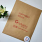 12 x 16 inch Premium Printed 140 GSM Waterproof Paper Courier bags