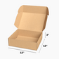 12 x 12 x 3 inch Tuck in Mailer Boxes - 3 ply