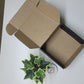 4 x 4 x 2 inch Tuck in Mailer boxes - 3 ply - Black
