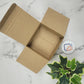 4 x 4 x 2 inch Top Tuck Mailer Boxes - 3 Ply