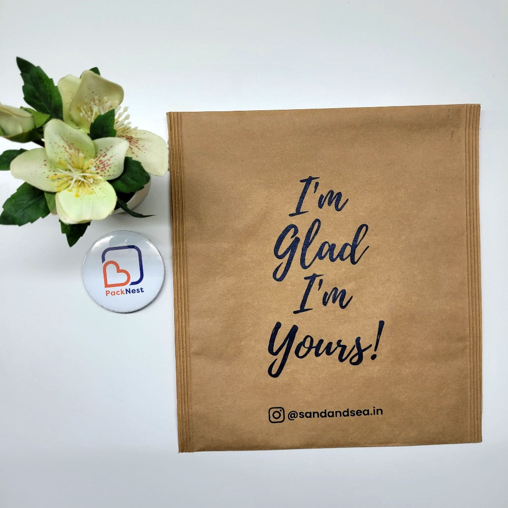 8 x 10 inch Printed 140 GSM Waterproof Paper Courier bags