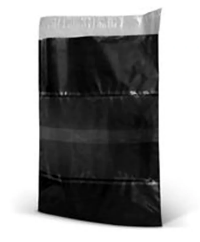 12 x 16 inch Tamper Proof bags Black (pack of 100)