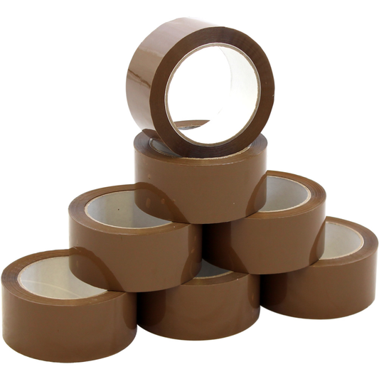 Brown BOPP tape