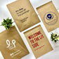 6 x 6 inch Premium Printed Waterproof Paper Courier bags